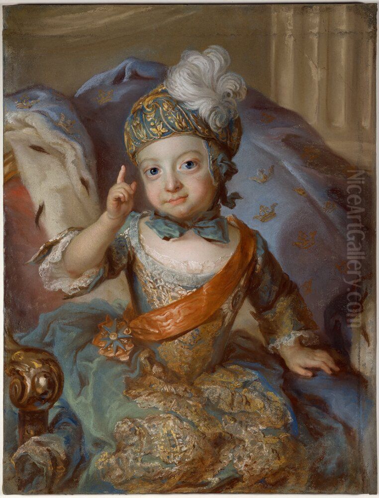 Gustav III (1746-1792), konung av Sverige Oil Painting by Gustaf Lundberg