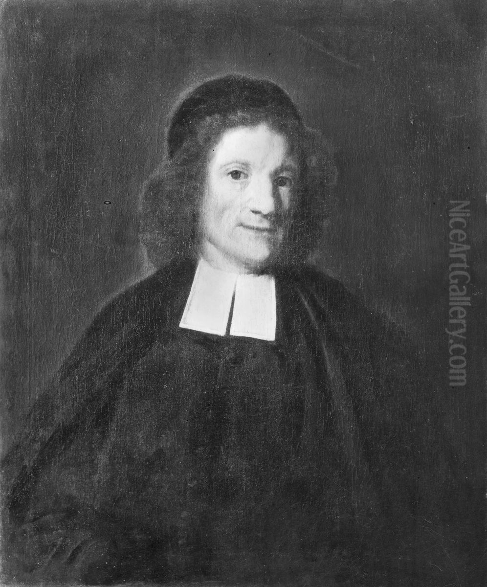 Henrik Benzelius, 1689-1758 Oil Painting by Johan Henrik Scheffel