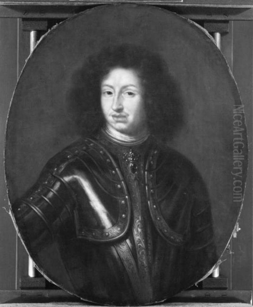 Karl XI, 1655-1697, kung av Sverige Oil Painting by David Klocker Ehrenstrahl