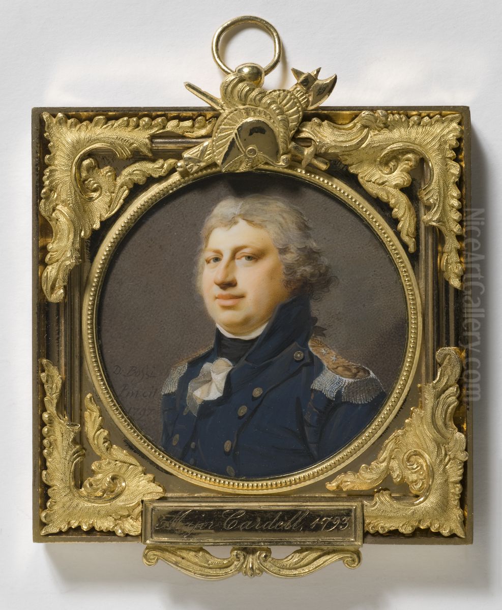 Carl von Cardell, 1764-1821, Lieutenant general Oil Painting by Johann Dominik Bossi
