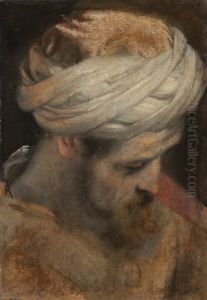 The Head of a Priest, study for The Circumcision