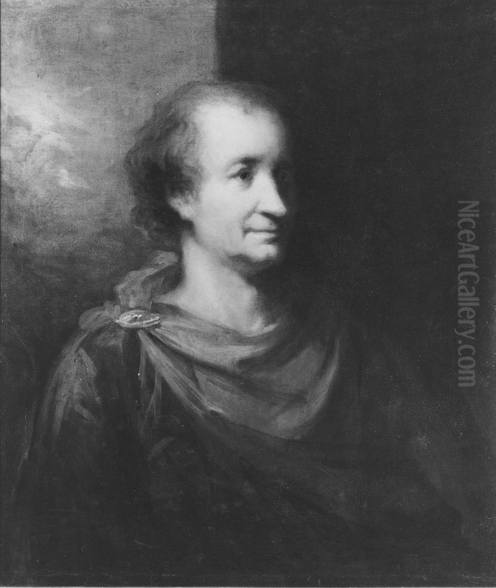 Carl Kampe (1738-1816), kanslirad Oil Painting by Carl Frederik von Breda