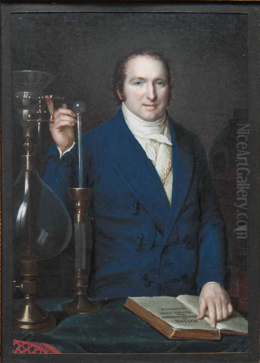 Portrait of Antoine Francois, Comte de Fourcroy (1755-1809) Oil Painting by Francois Dumont