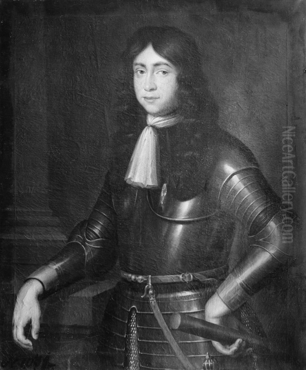 Kristian II, 1637-1717,  pfalzgreve av Birkenfeld Oil Painting by Abraham Wuchters