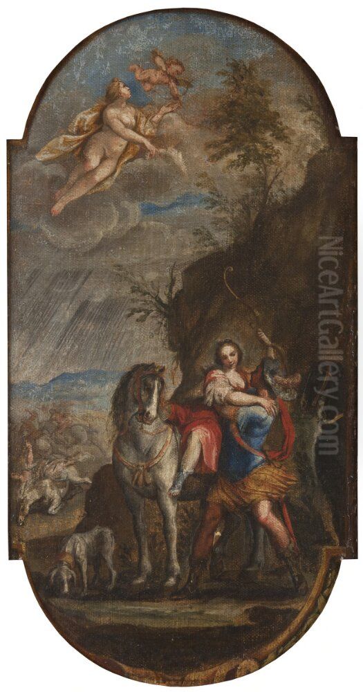 Dido och Aeneas Oil Painting by Paolo Veronese (Caliari)