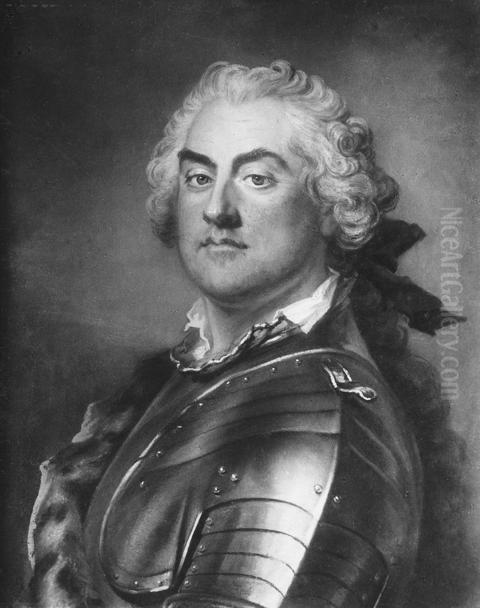 Nils Palmstierna, 1696-1766, friherre Oil Painting by Gustaf Lundberg