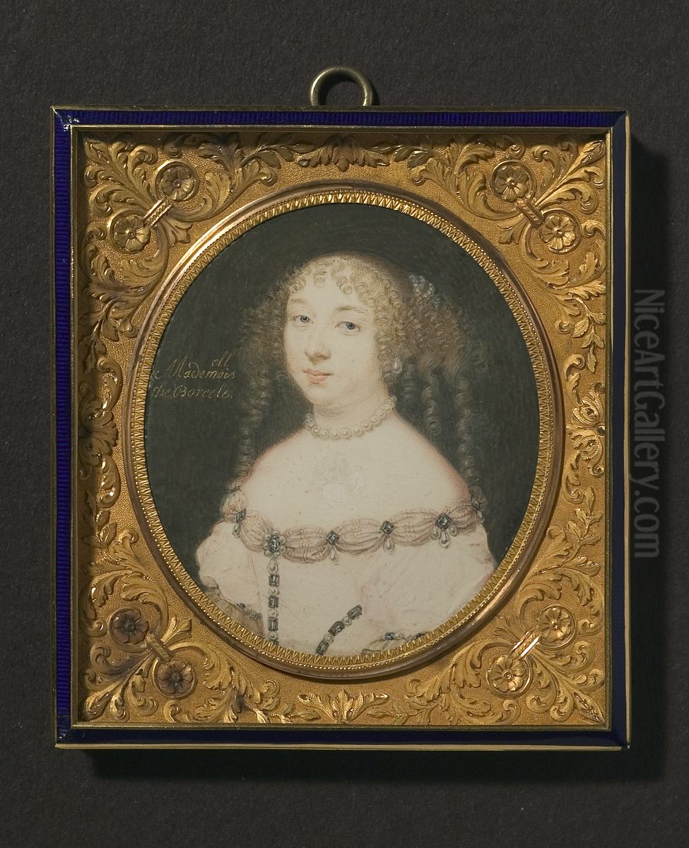 Mademoiselle de Borcele Oil Painting by Jean Petitot