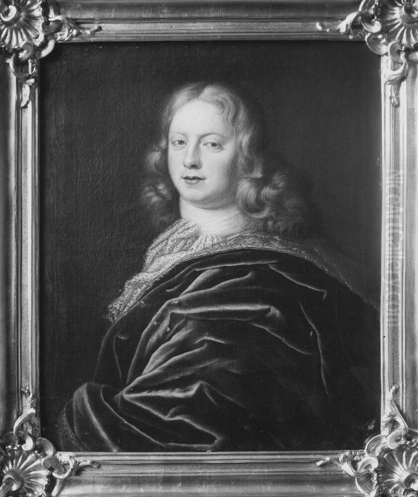 Martin van Meytens d.y. (1695-1770), kejserlig hovmalare, akademidirektor i Wien Oil Painting by Lucas von Breda