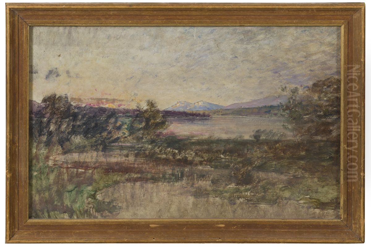 Landscape Oil Painting by Alfred Wahlberg