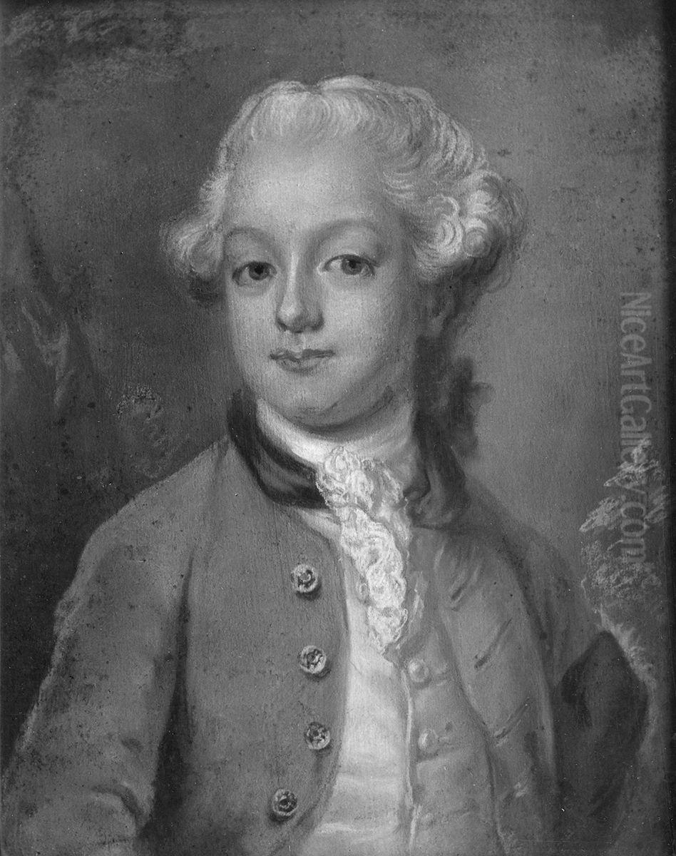 Johan (Jan) Henning Gyllenborg, 1756-1830 Oil Painting by Gustaf Lundberg