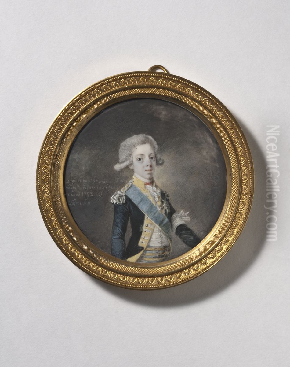 Gustav IV Adolf (1778-1837), kung av Sverige Oil Painting by Niclas Lafrensen