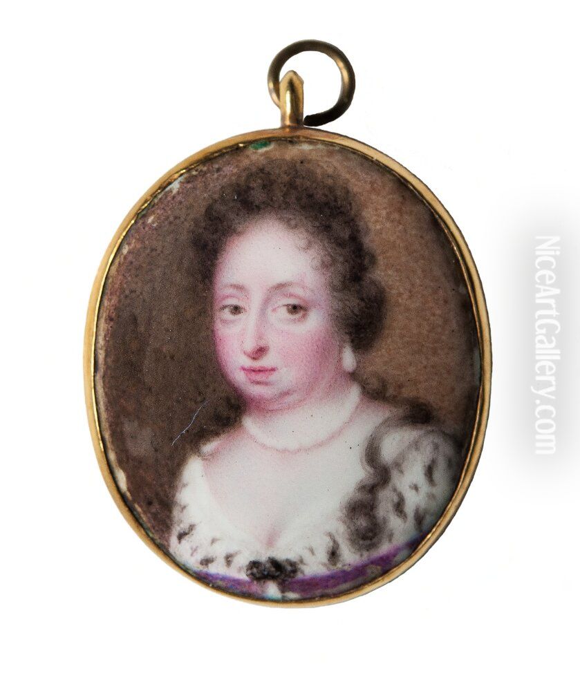 Hedvig Eleonora, Queen of Sweden Oil Painting by Andreas von Behn
