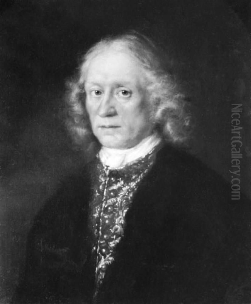 Johan von Arendten (ca 1620-1689), overste, svenskt sandebud i Tyskland pa 1670-1680-talen Oil Painting by David Klocker Ehrenstrahl