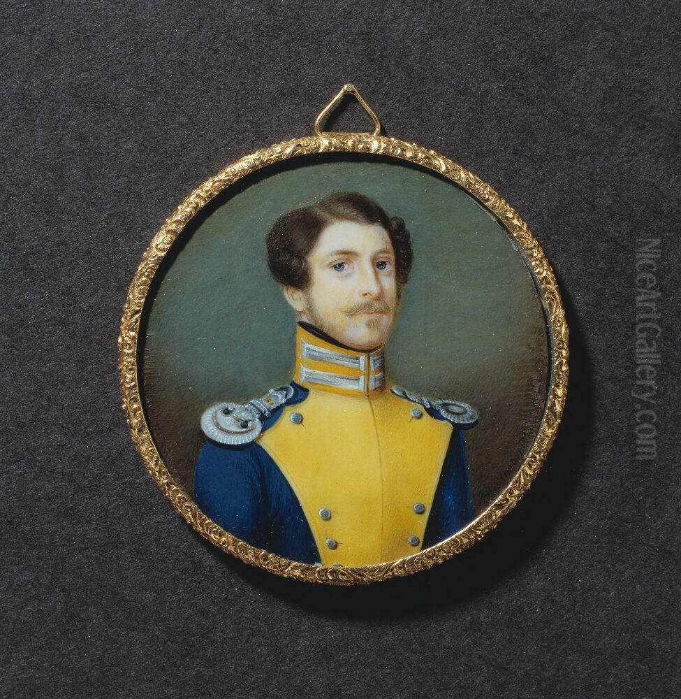 Fritz von Dardel Oil Painting by Gustaf Hieronymus Hallman