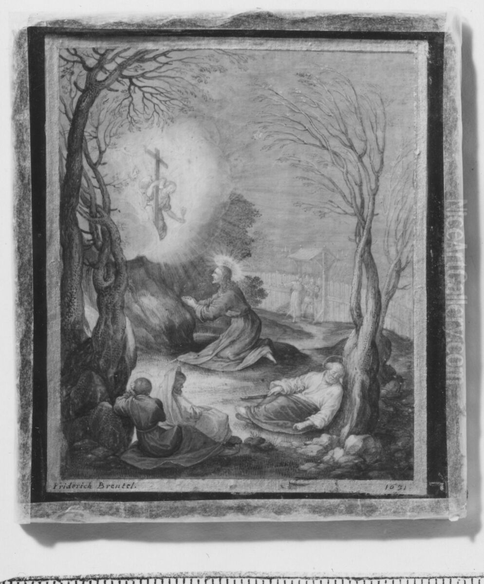 Scener ur Kristi liv Oil Painting by Friedrich The Elder Brentel