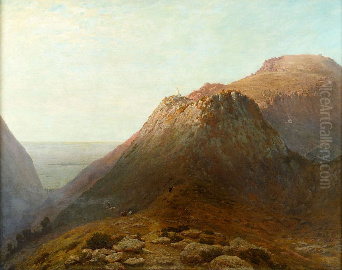 <<Sipkinskij pereval>> Oil Painting by Lev Lagorio