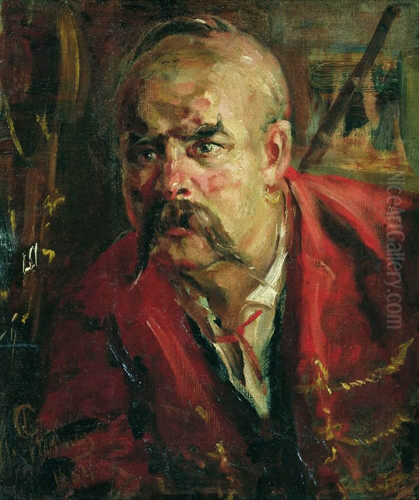 Zaporozhian. Oil Painting by Repin Iliya