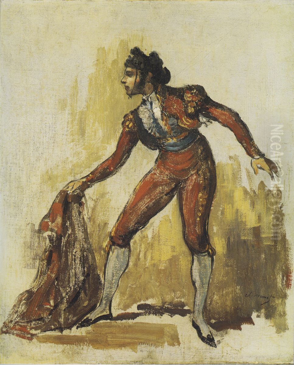 Jeune femme en costume de toreador Oil Painting by Edouard Manet