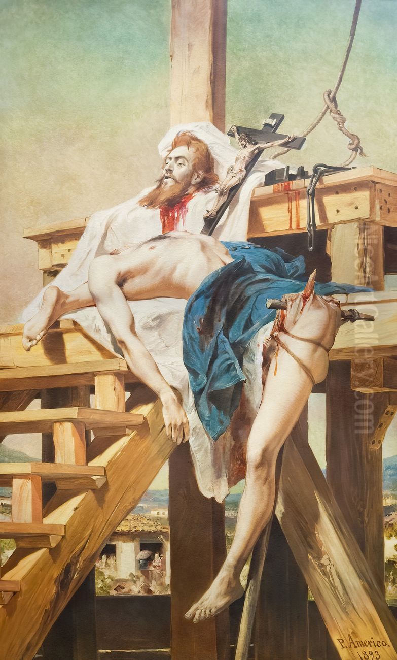Tiradentes quartered Oil Painting by Pedro Americo