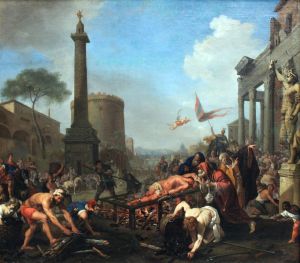 Das Martyrium des heiligen Laurentius