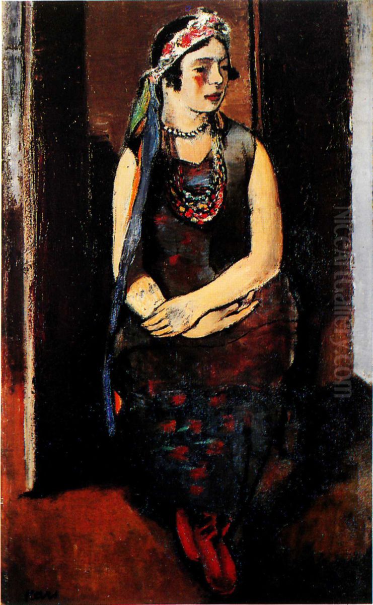 L'Ukrainienne Oil Painting by Georges Kars
