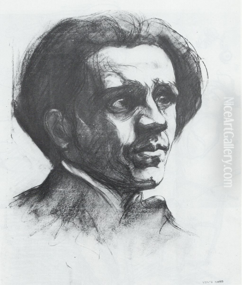 Portret muze Oil Painting by Georges Kars