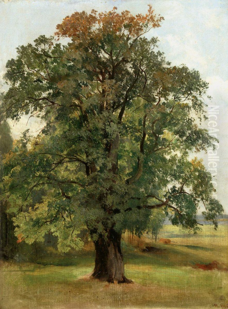 <<Dub>> Oil Painting by Ivan Shishkin