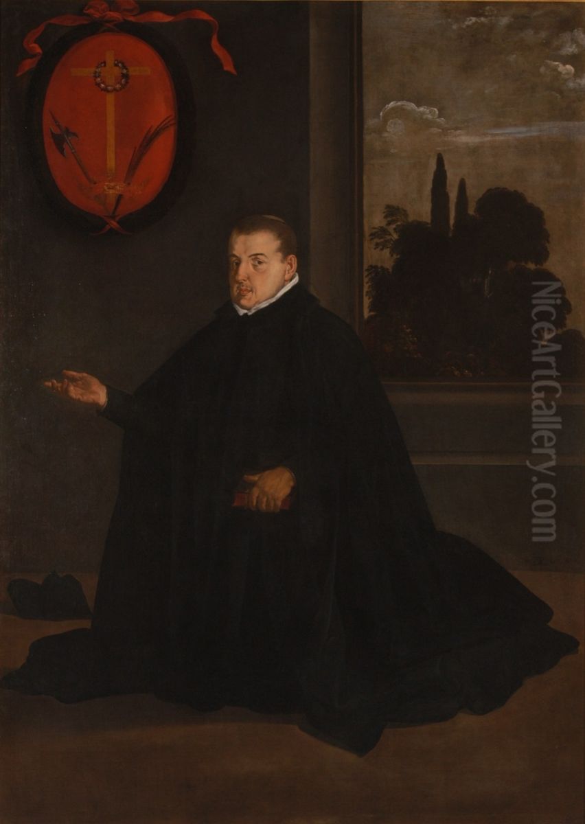 Don Cristobal Suarez de Ribera Oil Painting by Diego Rodriguez de Silva y Velazquez