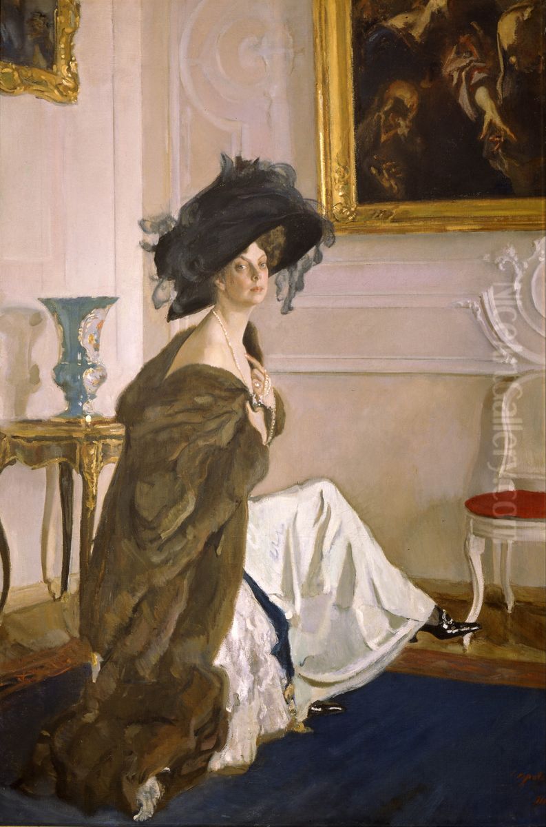 Portrait of Princess Olga Orlova Oil Painting by Valentin Serov