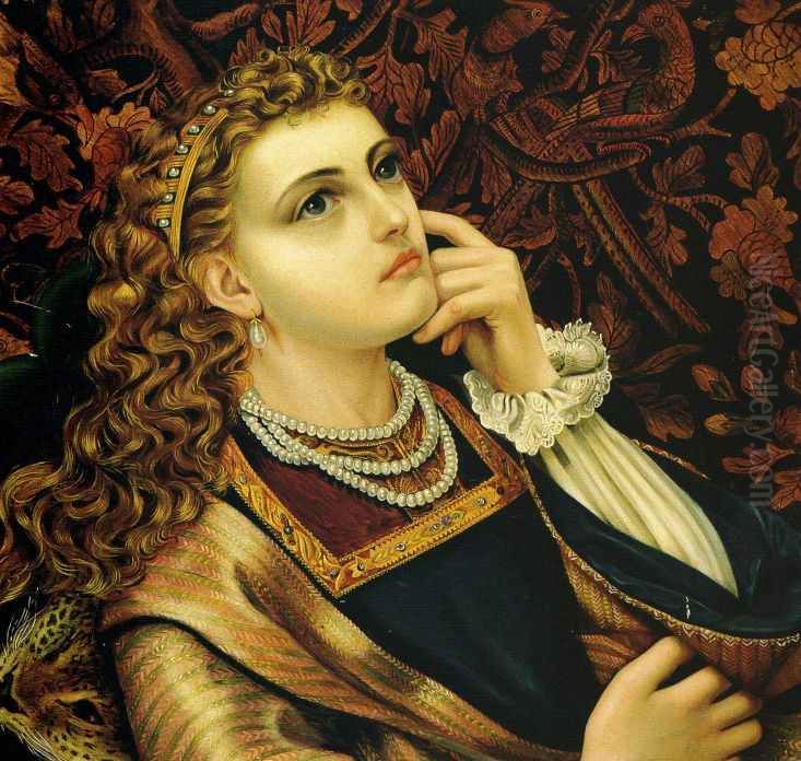 Elaine Oil Painting by Emma Sandys