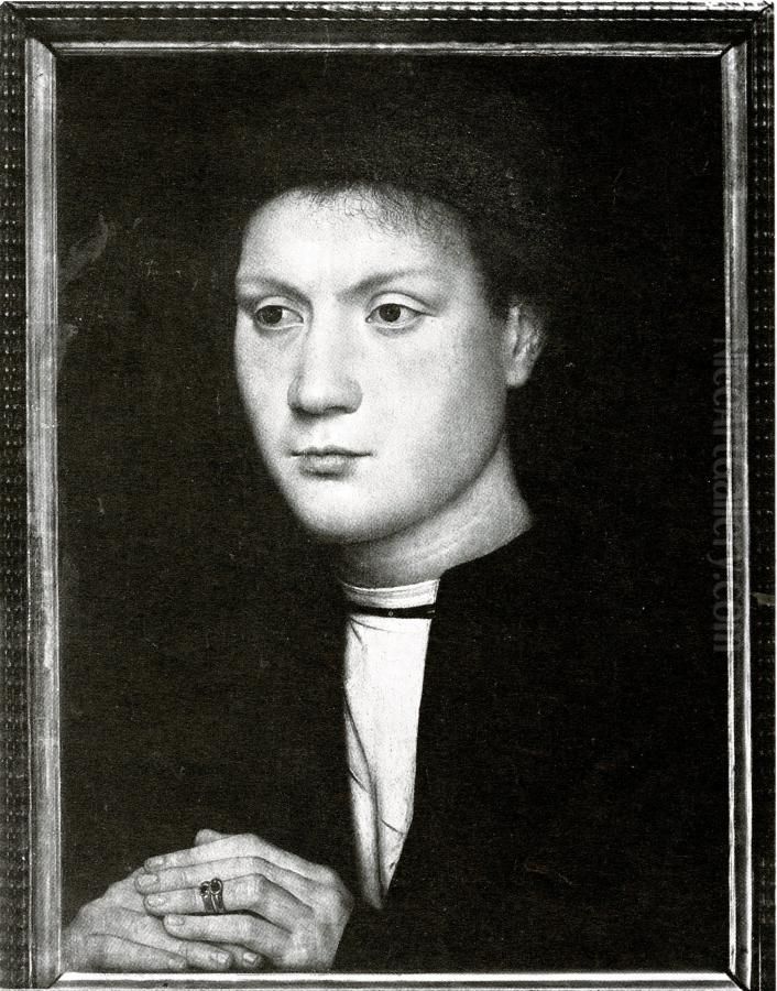 Retrat d'un jove Oil Painting by (manner of) Memling, Hans