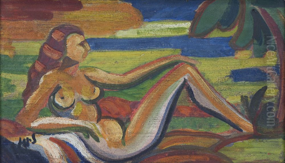 Zensky akt Oil Painting by Georges Kars