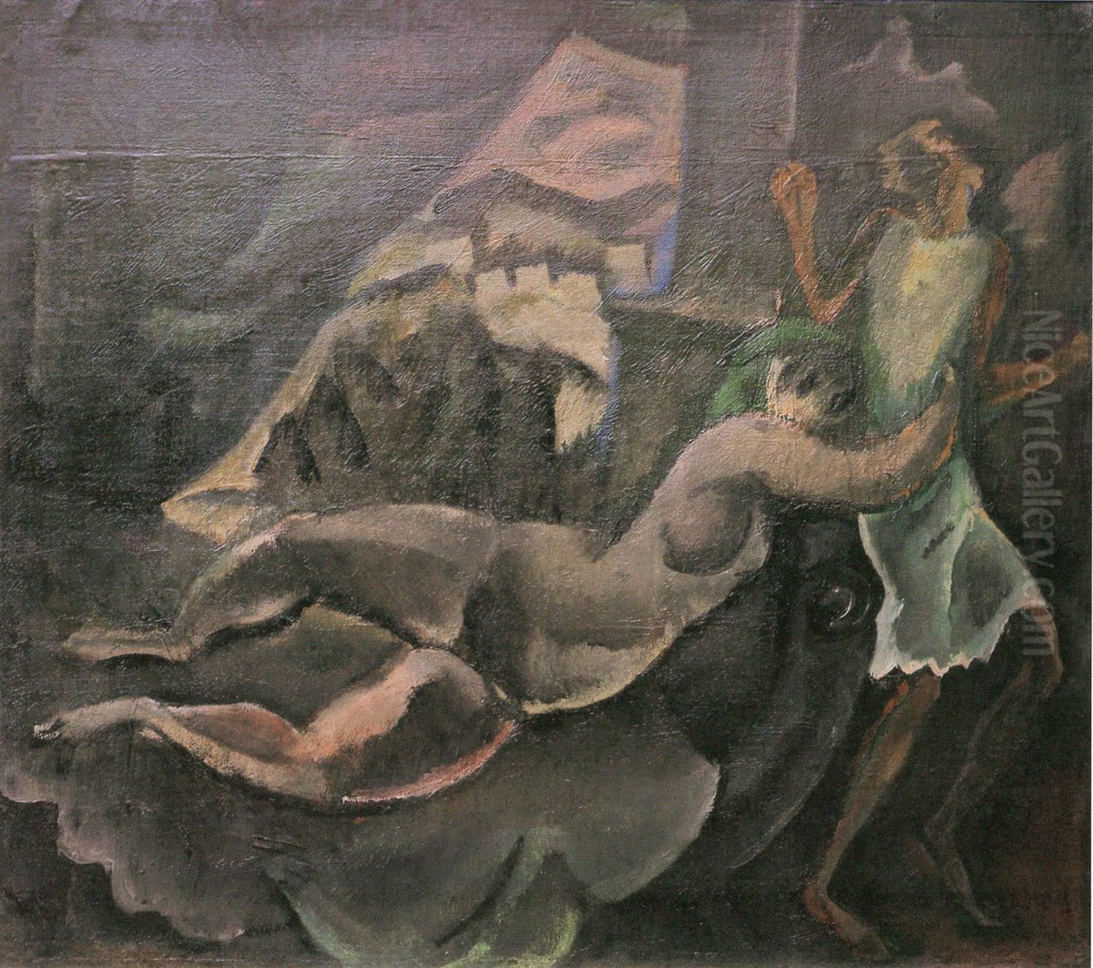 Josefa Putifarka Oil Painting by Georges Kars