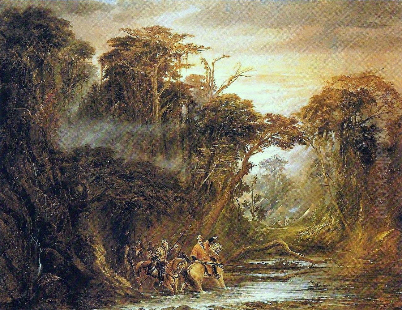Chaco maneuver Oil Painting by Pedro Americo