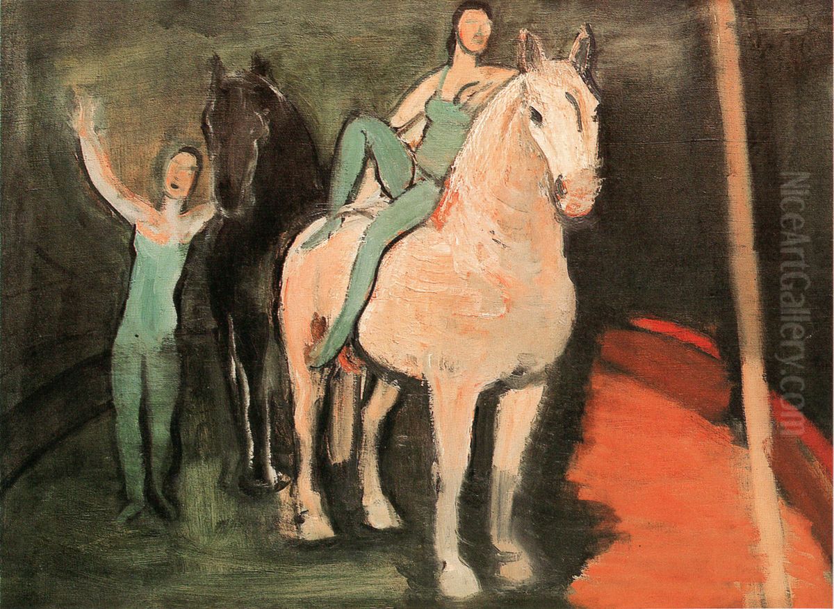 Artiste Oil Painting by Georges Kars
