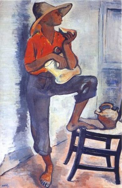 Mlady Spanel Oil Painting by Georges Kars
