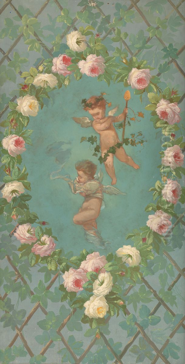 Au dessus de la porte Oil Painting by Charles Rochussen