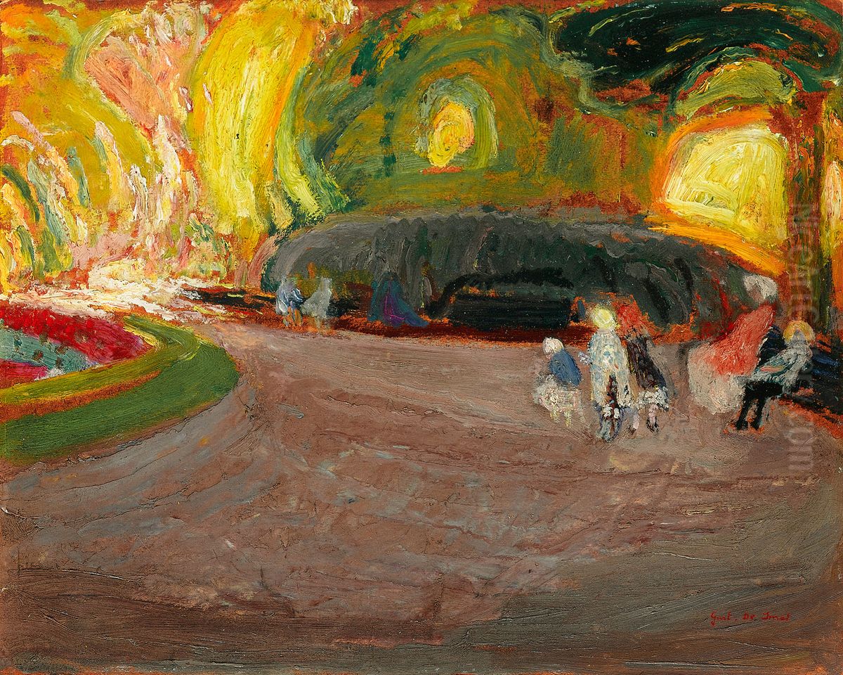 Vondelpark-Vondelpark Oil Painting by Gustave De Smet