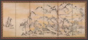jin shan xi hu tu ping feng