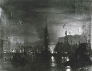 Koninginnefeest in de avond