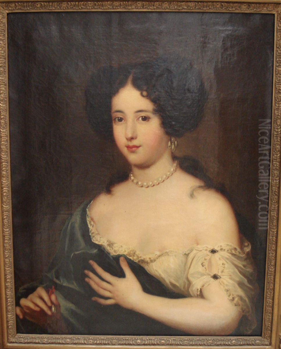 Maria Mancini (1640-1715), Prinses Colonna Oil Painting by Jacob Ferdinand Voet