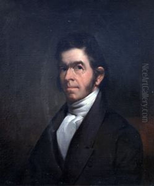 John Hartwell Cocke Oil Painting by William James Hubard