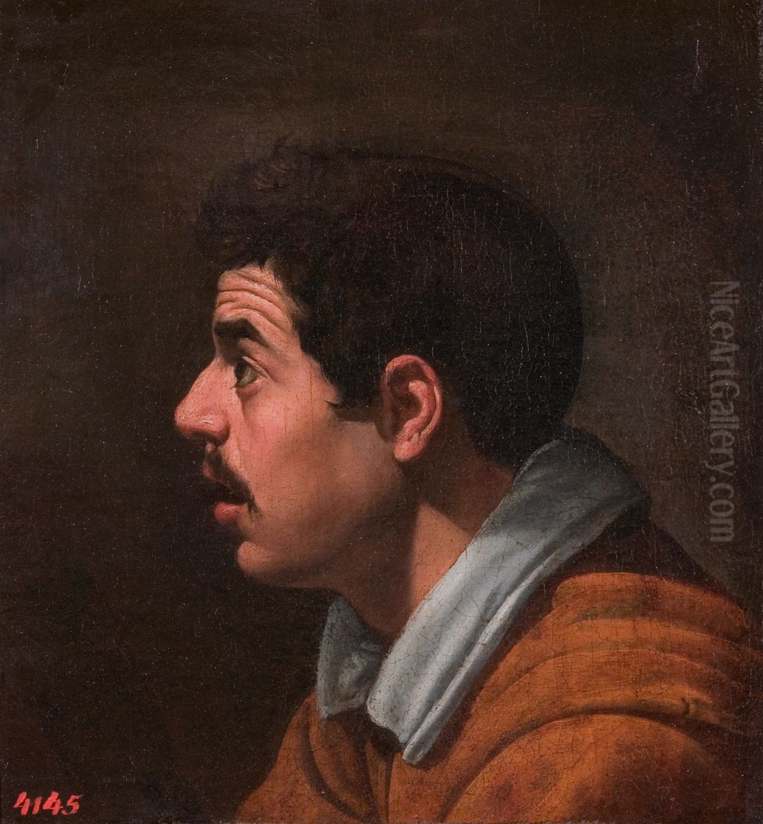 Hombre de perfil Oil Painting by Diego Rodriguez de Silva y Velazquez