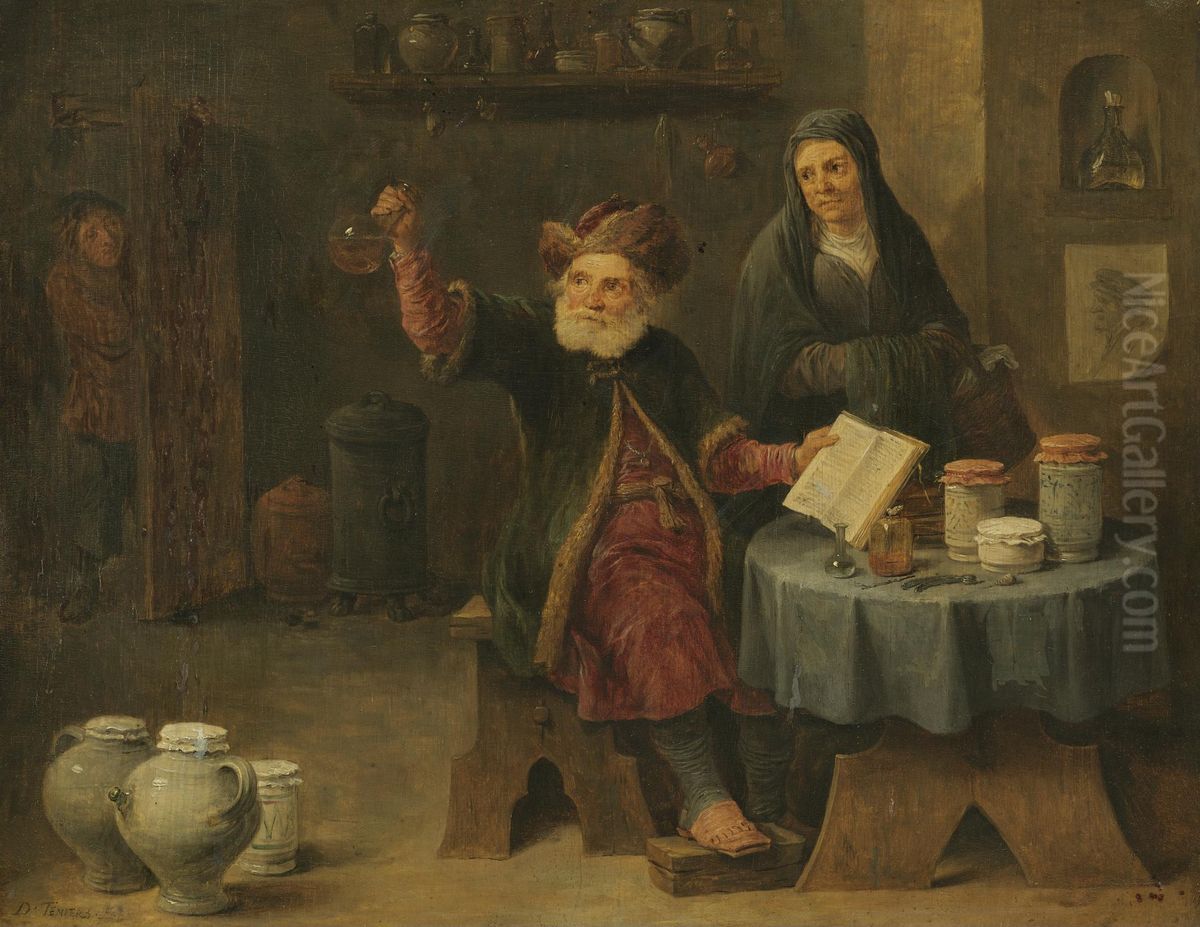 The Visit to the Physician Oil Painting by David Teniers the Younger