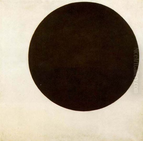 Black Circle Oil Painting by Kasimir Sevrinovitch Malevich
