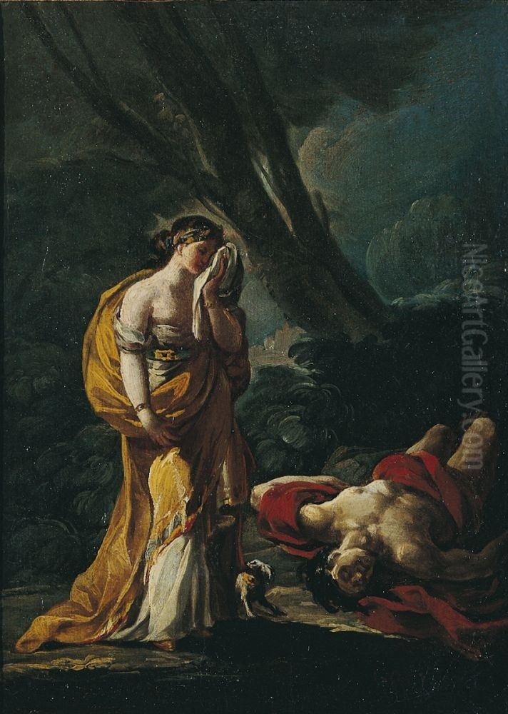 Venus y Adonis Oil Painting by Francisco Goya Fuendetodos