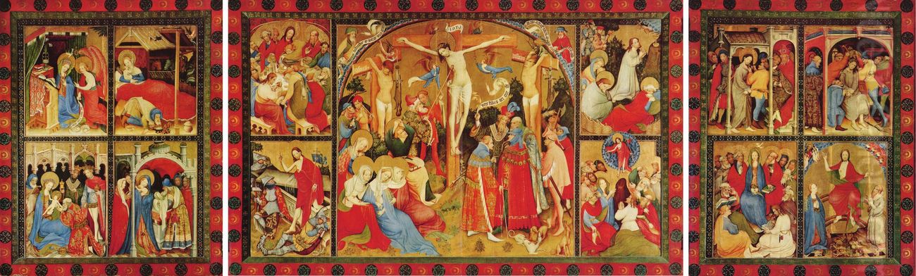 Passionsaltar (Bad Wildungen) Oil Painting by Conrad von Soest