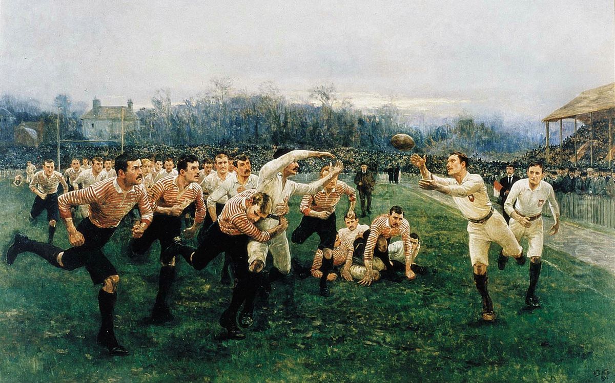 The Battle of the Roses Oil Painting by William Barnes Wollen