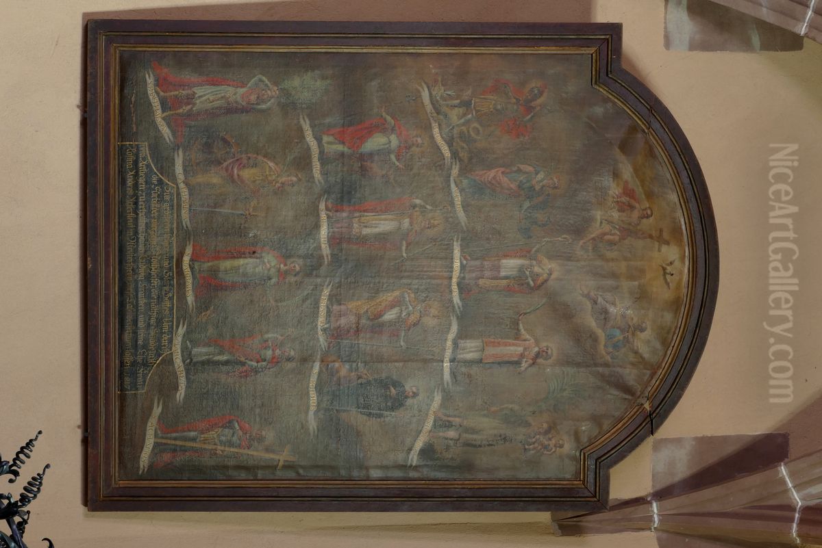 The fourteen Intercessors Oil Painting by unknown