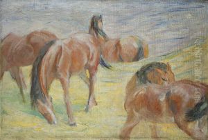 Weidende Pferde I